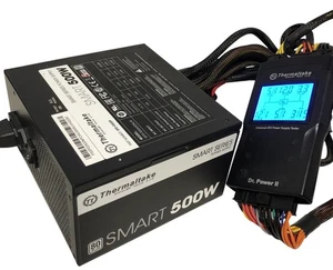 Unidad de fuente de alimentación Thermaltake Smart Series 500W 80 Plus probada funcionando - Imagen 1 de 6