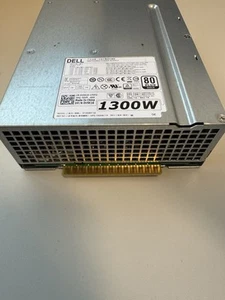 Used Working DELL Precision D1300EF-02 Power Supply 1300W - Photo 1/4
