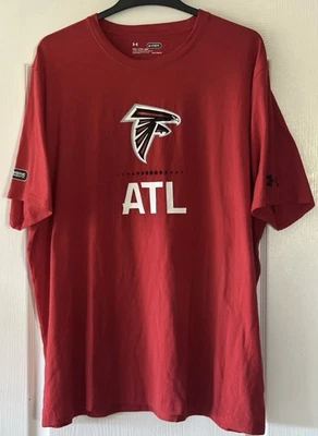 (Lot of 2) Atlanta Falcons Bundle, 2 Adult 2XL Short Sleeve Red Shirts. - Image 1 of 4