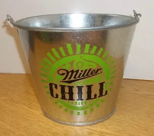 #Z Miller Light Chill Ice Bucket Party Drink Beer Holder Pail bar mancave decor - Picture 1 of 1