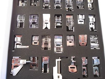 High Quality 32 Domestic Sewing Machine Foot Feet For Brother Singer Janome Elna - Image 1 of 4