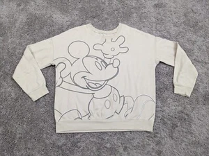 Sudadera para mujer Disney Mickey Mouse manga media larga beige - Imagen 1 de 9