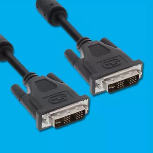 3m DVI-D Maplin Male to Male Computer PC Monitor Single Link Lead Cable Plug - Picture 1 of 1