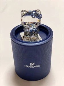 Swarovski Hello Kitty Blue Bow 1142933 Figurine - Picture 1 of 4