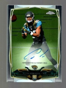 2014 TOPPS CHROME ALLEN ROBINSON RC ROOKIE AUTO JAGUARS AUTOGRAPH