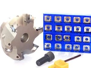 10x SEET 12T3-AL K10 (Typ R245-12T3..) 1x 45° Planfräser EM45-D100-Z=7- A32 - Picture 1 of 3