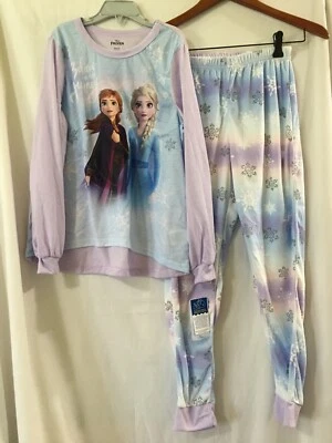 Nuevo Pijama Frozen II Elsa y Anna Niñas Poli Muchas Tallas Foto 1 de 4