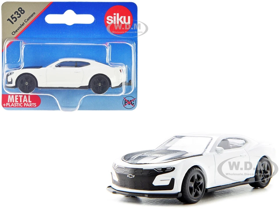 SIKU 1538 Chevrolet Camaro White (blister Pack) °