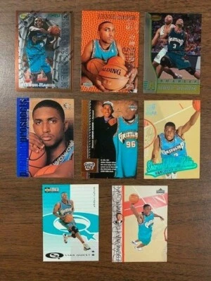 LOTE DE 8 CARTAS DE NOVATO Shareef Abdur-Rahim 1996-97 | Finest, Upper Deck, Bowman, SP Foto 1 de 4