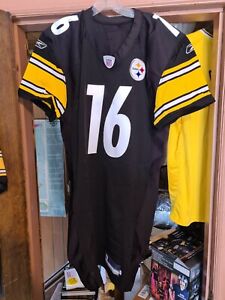 CHARLIE BATCH 16 PITTSBURGH STEELERS HOME AUTHENTIC REEBOK FOOTBALL JERSEY sz 48