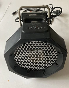 YAMAHA PDX-11 portable iPOD / vintage iPHONE SPEAKER AC & battery powered BLACK - Picture 1 of 4