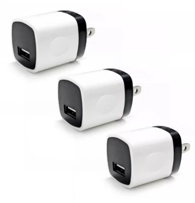 3x USB Wall Charger Power Adapter AC Home US Plug FOR Samsung LG iPhone iPod  - Image 1 of 4