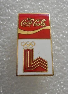 Alfiler de solapa patrocinador de Coca Cola Lake Placid 1980 vintage - Imagen 1 de 2