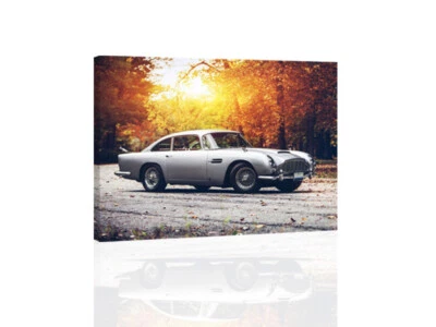 Aston Martin DB5 - CANVAS OR PRINT WALL ART - Image 1 of 2
