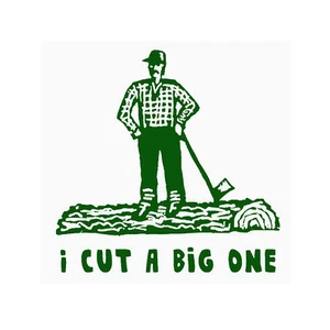 Brandneu I CUT A BIG ONE T-SHIRT Herren Damen Kinder HOLZFÄLLER SM-5XL - Bild 1 von 2