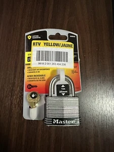 Master Lock 5SSKAD Stainless Steel Outdoor Padlock with Key, 1 Pack - Picture 1 of 1