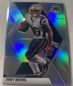 SONY MICHEL Silver Prizm 2020 Mosaic Football Patriots #137 - Picture 1 of 2