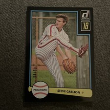 2016 Donruss '82 Black Border #50 Steve Carlton #/99 Philadelphia Phillies
