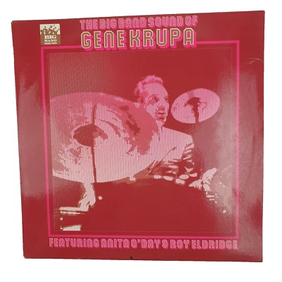 Gene Krupa – The Big Band Sound Of Gene Krupa 33 RPM Vinyl LP Record, 1974, Jazz - Image 1 of 4