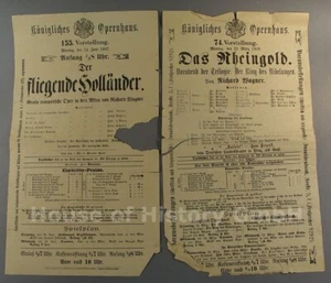138045: 2 Programme, Königliches Opernhaus (Sachsen/Semperoper) 1907 / 1908 - Bild 1 von 5