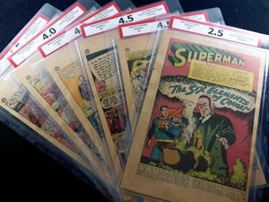 Superman #68 Complete Lex Luthor Story in CPA graded Single Pages 4.0 grade avg - Picture 1 of 12