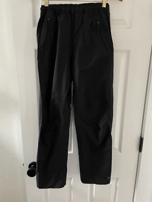 REI Youth Boys Girls Rain Pants Black Large Zipper Pocket  - Imagem 1 de 4