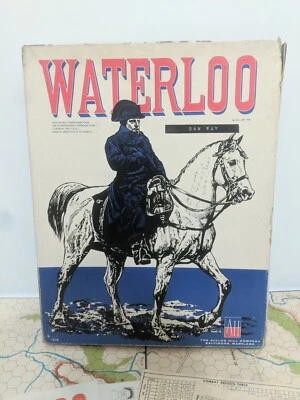 Waterloo Campaña Napoleónica Juego de Mesa Avalon Hills Juegos Completo En Caja c1962 Foto 1 de 4