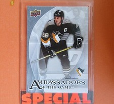MARIO LEMIEUX  2010-11  AMBASSADORS OF THE GAME Upper Deck #ag27  Penguins