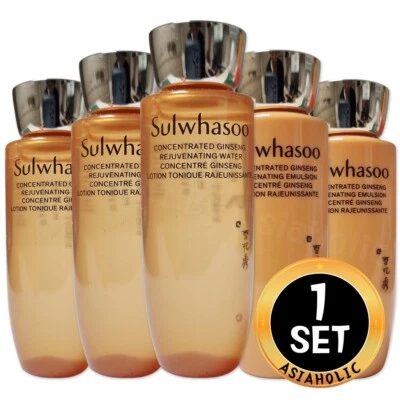 Sulwhasoo Concentrated Ginseng Rejuvenating 25ml Water (1pcs)+Emulsion (1pcs) - Image 1 of 4