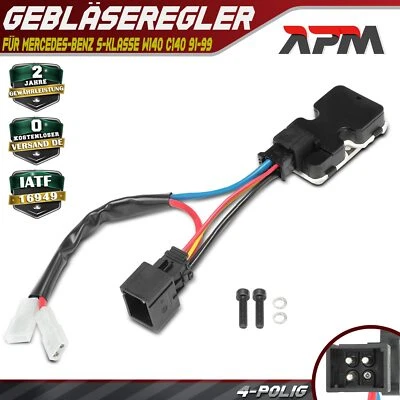 Centralina resistenza regolatore ventola per Mercedes Classe S W140 C140 91-99 - Immagine 1 di 4