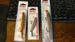 Rebel jointed minnow, 3 ct, 3 colors, 3 sizes, nip, free shipping - Picture 1 of 4
