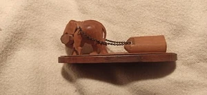 Elefant beim arbeiten Unikat Handgeschnitzt - Bild 1 von 6