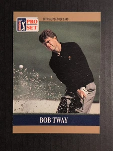 Bob Tway 1990 Pro Set PGA Tour Promo / Prototype Card (Pre-Rookie Card) - Bild 1 von 3