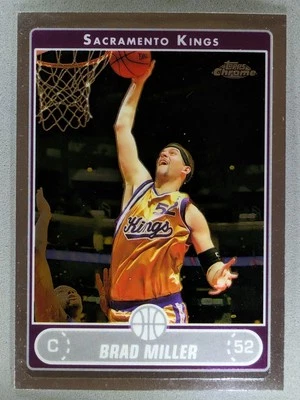Topps Chrome 2006-07 - Brad Miller #73 Kings Foto 1 de 2