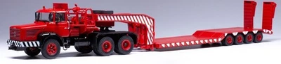 Ixo TTR033 1/43 Berliet TB 015 M3 6X4 1967 Voiture Modèle En Métal Rouge - Photo 1/4