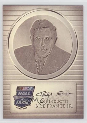 2014 Press Pass Total Memorabilia Hall of Fame Plaques Holofoil Bill France Jr - Image 1 of 2