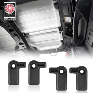 Juego de 4 palancas de panel Freedom de techo duro de plástico negro para Jeep Wrangler JK 07-18 - Imagen 1 de 13
