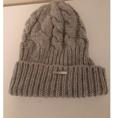 Michael Kors Damas Gris Suave Invierno Gorro Gorra Talla Única Foto 1 de 4
