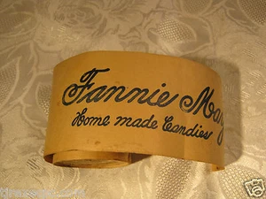 Fannie May Candies Candy General Store Advertising Paper Roll Antique Rare - Picture 1 of 4