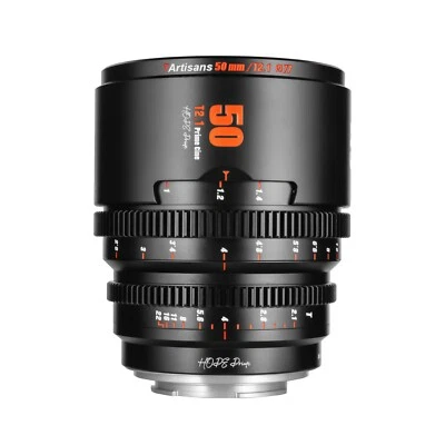 7artisans 50mm S35 Hope Prime T2.1 Cine Lens for RF CRF Mount Rp R9 C50 Camera - Image 1 of 4