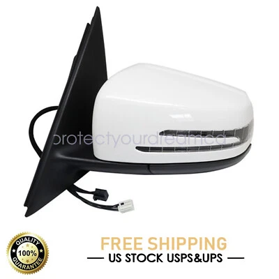 Espejo retrovisor izquierdo blanco para Mercedes-Benz GLK350 GLK300 2010-2015 Foto 1 de 4