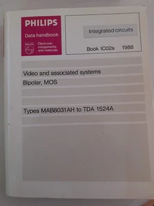 Philips Data Handbook, Video and associated systems, Bipolar, MOS, 8031 to TDA15 - Picture 1 of 6