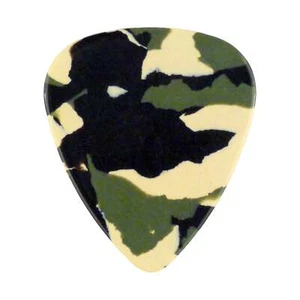 Celluloid Woodland Camouflage Guitar Or Bass Pick - 0.46 mm Light Gauge - 351 - Picture 1 of 9