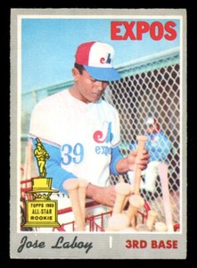 1970 TOPPS OPC O PEE CHEE BASEBALL #238 Jose Laboy RC A S EX-NM Montreal Expos
