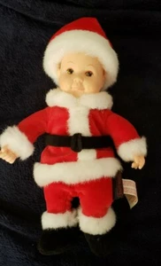 .Vintage Weihnachten Weihnachtsmann Puppe 10 cm groß  - Bild 1 von 7