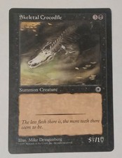 MTG Skeletal Crocodile Portal Regular Common
