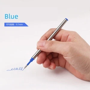 0.7mm Blue Pen Ink Refill, 20Pcs Medium Point Metal Compatible Ballpoint Refill - Picture 1 of 8