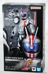 FIGURA DE ACCIÓN BANDAI S.H.FIGUARTS CAME RIDER MACH HEISEI EDICIÓN GENERACIONES - Imagen 1 de 7