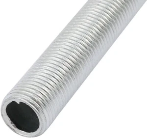 10x M10 300mm x 10mm Allthread Hollow Threaded Tube Electrical Lamp Socket Rod - Picture 1 of 2