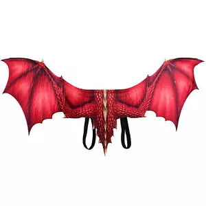 Halloween Dragon Wings Costume Fabric Cosplay Party Carnival Wings for Adults - Picture 1 of 15